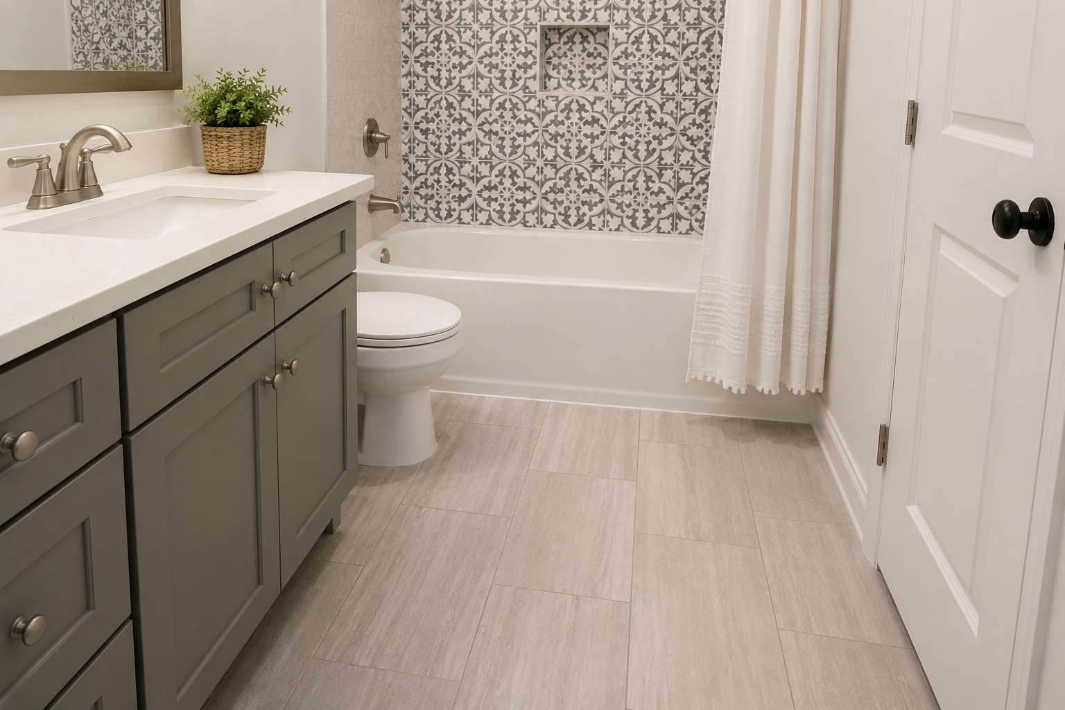 Bathroom Tile Flooring